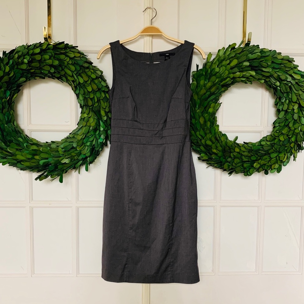 Office Dress | H&M | Gray